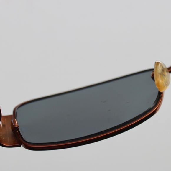 Thierry Mugler VTG Bronze Brown Metal Frame Prescription Sunglasses C2 51-17-130 main image 9